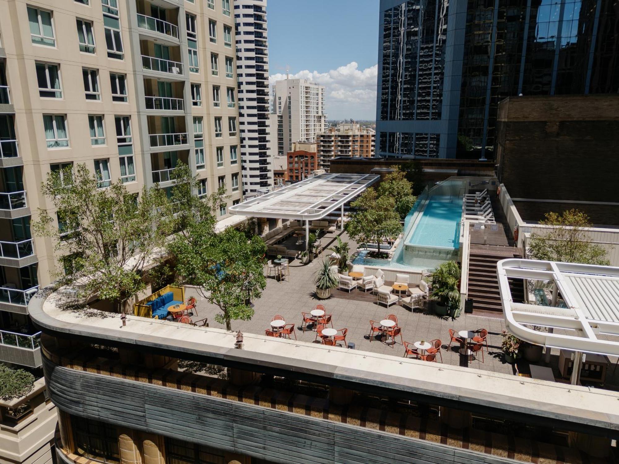 מלון Kimpton Margot Sydney By Ihg מראה חיצוני תמונה The rooftop pool at the Ritz-Carlton